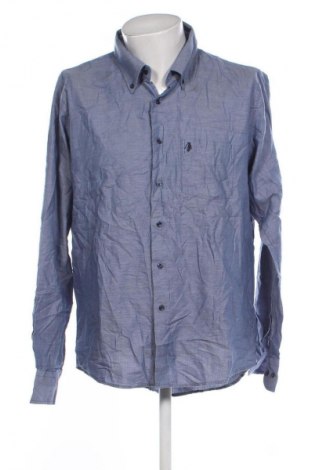 Herrenhemd Unbranded, Größe 3XL, Farbe Blau, Preis 8,99 €