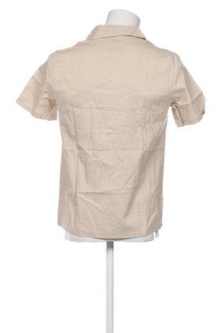 Herrenhemd Unbranded, Größe M, Farbe Beige, Preis 15,00 €