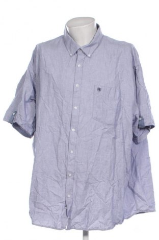 Herrenhemd Unbranded, Größe 5XL, Farbe Blau, Preis 22,99 €