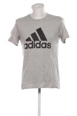 Ανδρικό t-shirt Adidas, Μέγεθος L, Χρώμα Γκρί, Τιμή 17,99 €