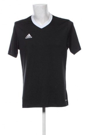 Herren T-Shirt Adidas, Größe L, Farbe Schwarz, Preis 17,99 €