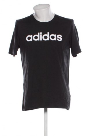 Herren T-Shirt Adidas, Größe L, Farbe Schwarz, Preis 19,73 €