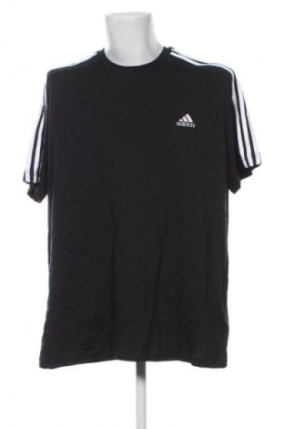 Ανδρικό t-shirt Adidas, Μέγεθος XXL, Χρώμα Μαύρο, Τιμή 17,99 €