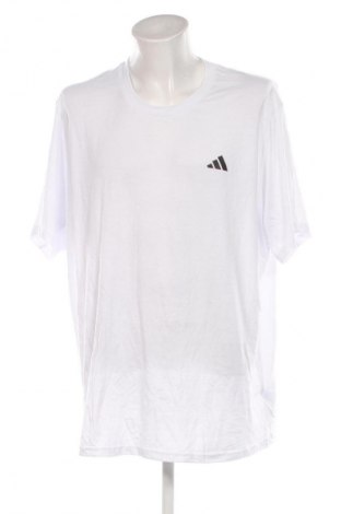 Herren T-Shirt Adidas, Größe 3XL, Farbe Weiß, Preis € 18,99