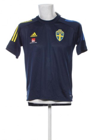 Herren T-Shirt Adidas, Größe L, Farbe Blau, Preis 18,99 €