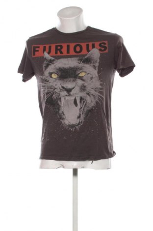 Ανδρικό t-shirt Bershka, Μέγεθος S, Χρώμα Πολύχρωμο, Τιμή 9,72 €