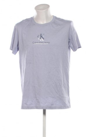 Herren T-Shirt Calvin Klein Jeans, Größe XL, Farbe Lila, Preis 53,99 €