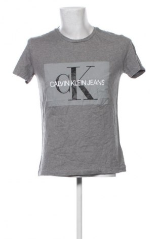 Herren T-Shirt Calvin Klein Jeans, Größe L, Farbe Grau, Preis 23,99 €