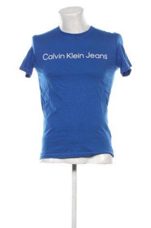 Tricou de bărbați Calvin Klein Jeans, Mărime S, Culoare Albastru, Preț 105,26 Lei