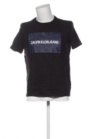 Herren T-Shirt Calvin Klein Jeans, Größe L, Farbe Schwarz, Preis 21,99 €