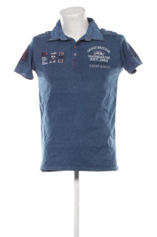 Ανδρικό t-shirt Camp David, Μέγεθος S, Χρώμα Μπλέ, Τιμή 27,99 €