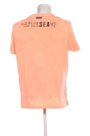 Herren T-Shirt Camp David, Größe XL, Farbe Orange, Preis € 7,99