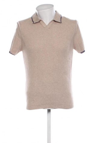 Herren T-Shirt Carisma, Größe S, Farbe Beige, Preis 10,00 €