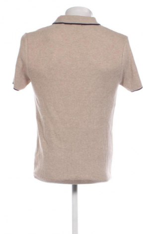 Herren T-Shirt Carisma, Größe S, Farbe Beige, Preis 10,00 €