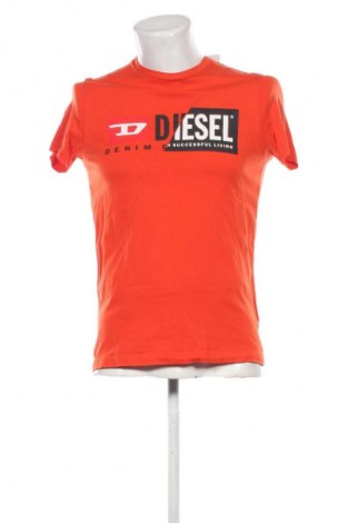 Мъжка тениска Diesel, Размер S, Цвят Оранжев, Цена 98,00 лв.