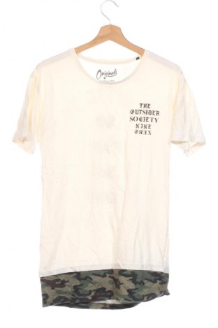 Herren T-Shirt Jack & Jones, Größe XS, Farbe Ecru, Preis 5,99 €