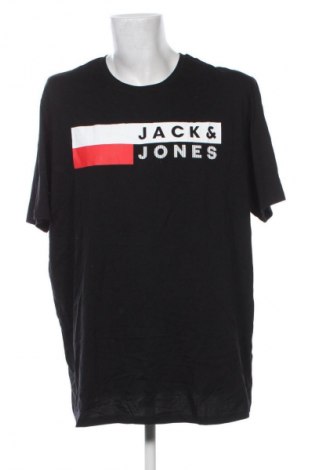 Herren T-Shirt Jack & Jones, Größe 4XL, Farbe Schwarz, Preis € 22,99