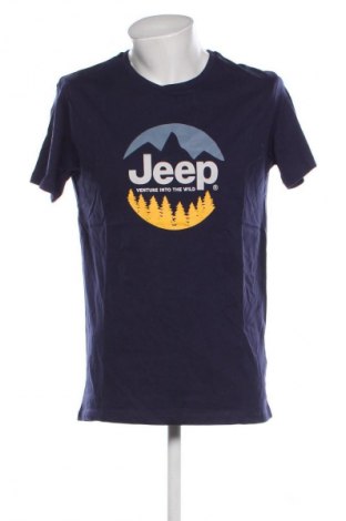 Tricou de bărbați Jeep, Mărime L, Culoare Albastru, Preț 89,47 Lei