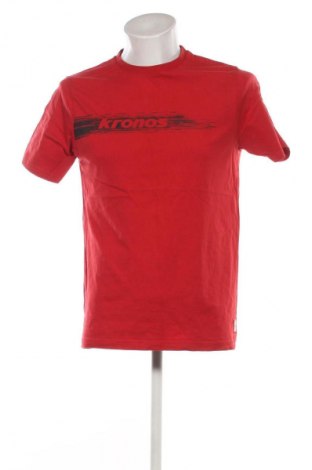 Męski T-shirt Kronos, Rozmiar M, Kolor Czerwony, Cena 43,68 zł