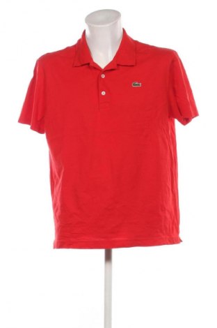 Мъжка тениска Lacoste, Размер XL, Цвят Червен, Цена 64,99 лв.