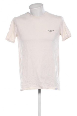 Męski T-shirt Les Deux, Rozmiar M, Kolor ecru, Cena 62,07 zł