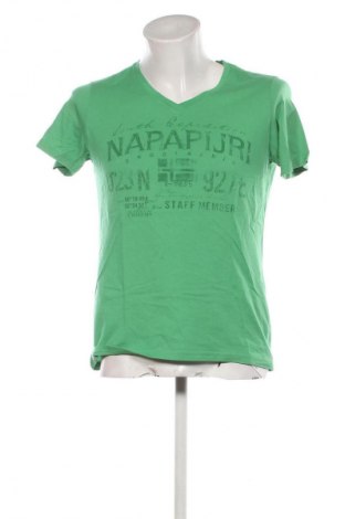 Herren T-Shirt Napapijri, Größe S, Farbe Grün, Preis € 21,00