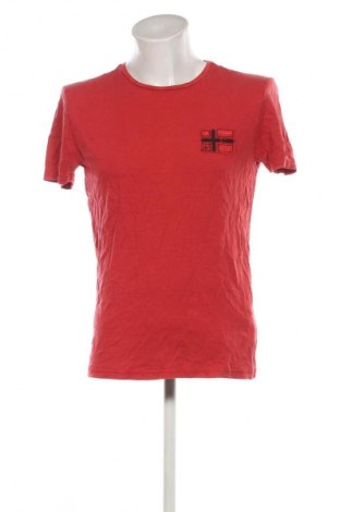 Herren T-Shirt Napapijri, Größe L, Farbe Rot, Preis € 22,99