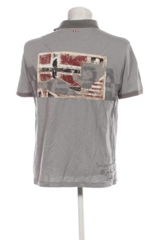 Ανδρικό t-shirt Napapijri, Μέγεθος XL, Χρώμα Γκρί, Τιμή 28,13 €