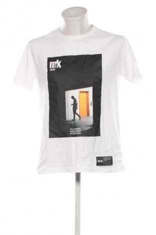 Męski T-shirt One, Rozmiar L, Kolor Biały, Cena 43,68 zł
