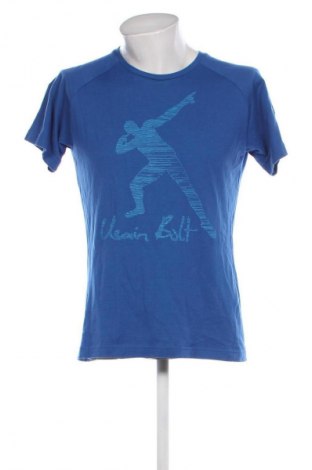Męski T-shirt PUMA, Rozmiar L, Kolor Niebieski, Cena 62,07 zł