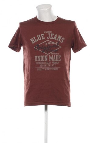 Herren T-Shirt Produkt by Jack & Jones, Größe L, Farbe Braun, Preis 8,99 €