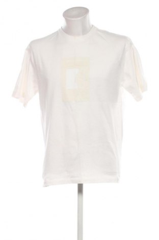 Ανδρικό t-shirt Pull&Bear, Μέγεθος M, Χρώμα Λευκό, Τιμή 18,03 €
