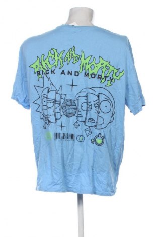 Herren T-Shirt Rick and Morty, Größe XL, Farbe Blau, Preis 4,99 €