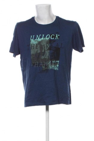 Ανδρικό t-shirt S.Oliver, Μέγεθος XL, Χρώμα Μπλέ, Τιμή 9,99 €