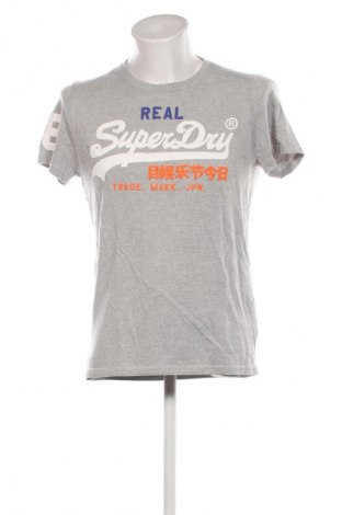 Herren T-Shirt Superdry, Größe L, Farbe Grau, Preis 27,99 €