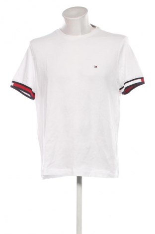 Herren T-Shirt Tommy Hilfiger, Größe L, Farbe Weiß, Preis 46,99 €