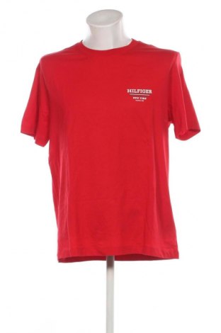Мъжка тениска Tommy Hilfiger, Размер XL, Цвят Червен, Цена 84,99 лв.