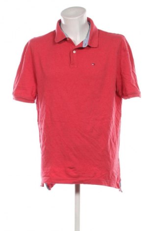Мъжка тениска Tommy Hilfiger, Размер XL, Цвят Червен, Цена 68,99 лв.