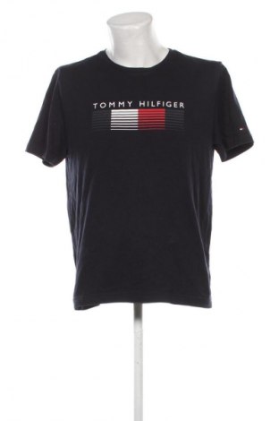 Pánské tričko  Tommy Hilfiger, Velikost XL, Barva Modrá, Cena  620,00 Kč