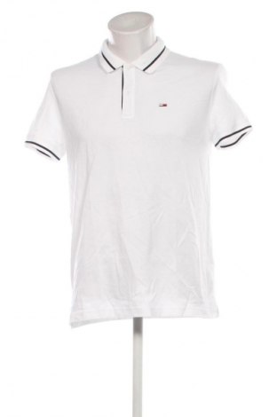 Herren T-Shirt Tommy Jeans, Größe M, Farbe Weiß, Preis 75,99 €