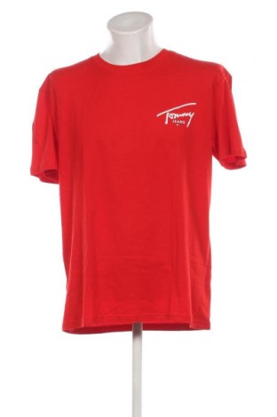 Herren T-Shirt Tommy Jeans, Größe L, Farbe Rot, Preis € 38,99