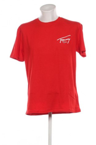 Herren T-Shirt Tommy Jeans, Größe M, Farbe Rot, Preis € 47,99