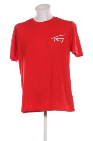 Pánské tričko  Tommy Jeans, Velikost L, Barva Červená, Cena  799,00 Kč