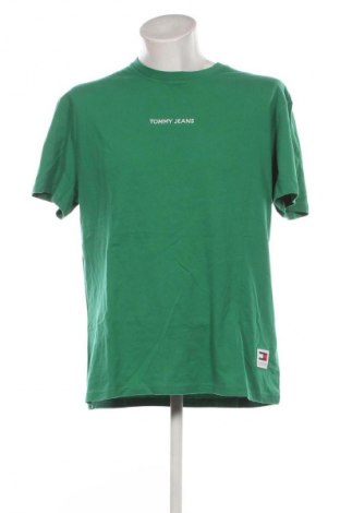 Мъжка тениска Tommy Jeans, Размер XL, Цвят Зелен, Цена 75,99 лв.