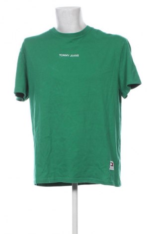 Pánske tričko  Tommy Jeans, Veľkosť XL, Farba Zelená, Cena  29,95 €