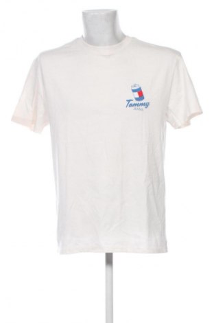 Tricou de bărbați Tommy Jeans, Mărime S, Culoare Ecru, Preț 285,99 Lei