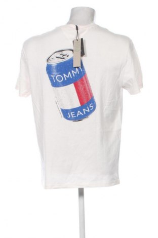 Tricou de bărbați Tommy Jeans, Mărime S, Culoare Ecru, Preț 285,99 Lei