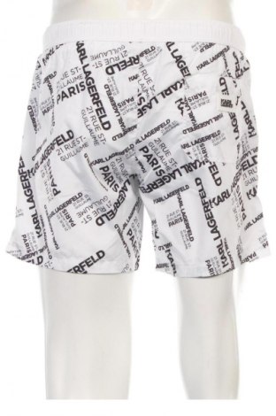 Herren Badeanzug Karl Lagerfeld, Größe M, Farbe Weiß, Preis 38,99 €