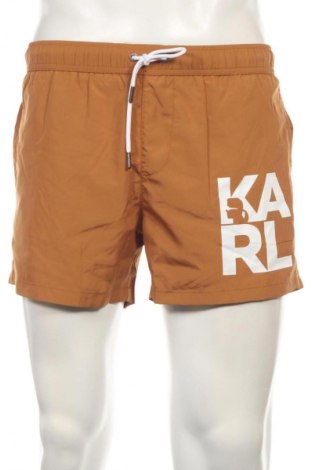 Herren Badeanzug Karl Lagerfeld, Größe M, Farbe Braun, Preis 58,31 €
