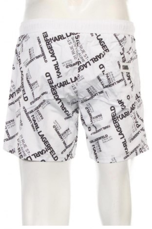 Herren Badeanzug Karl Lagerfeld, Größe M, Farbe Weiß, Preis 58,31 €